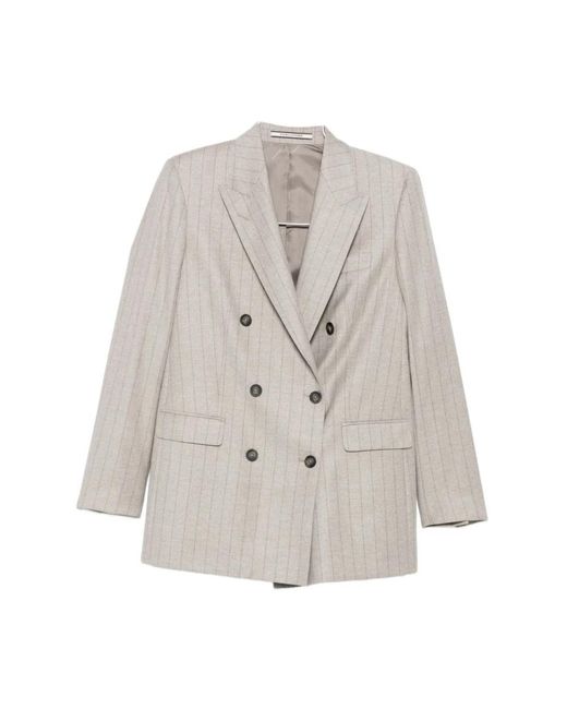 Tagliatore Gray Kleider Grau