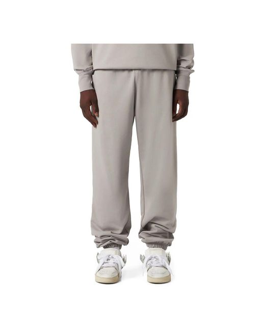 1989 STUDIO Gray Sweatpants for men