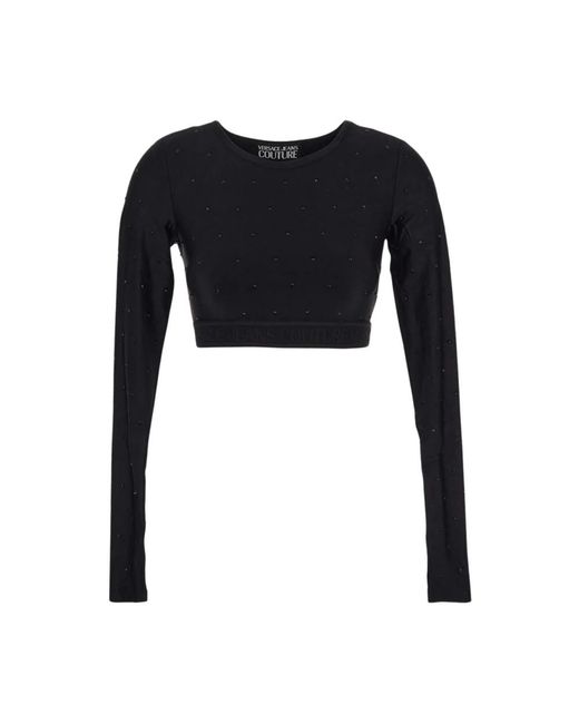 Versace Jeans Couture Black Long Sleeve T-Shirts
