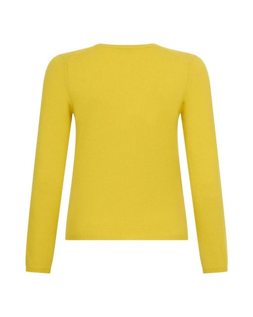 Malo Yellow Cashmere Knitwear