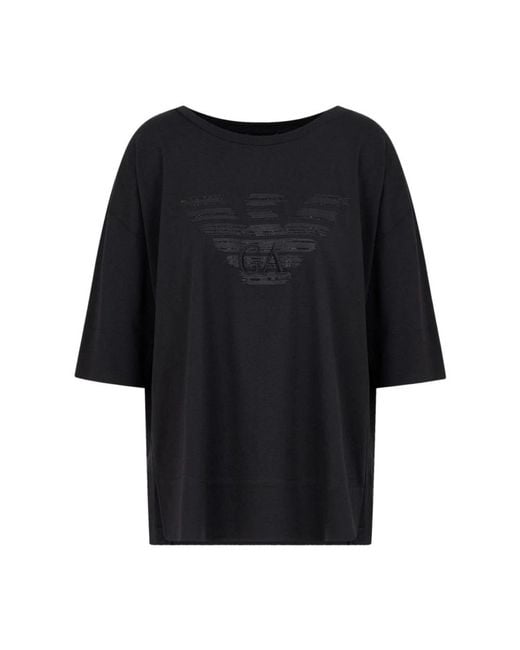 Emporio Armani Black T-Shirts