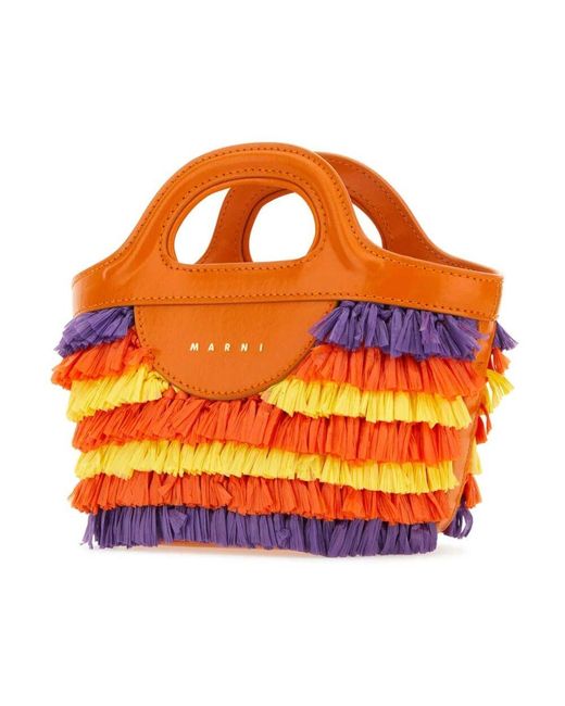 Handbags di Marni in Orange
