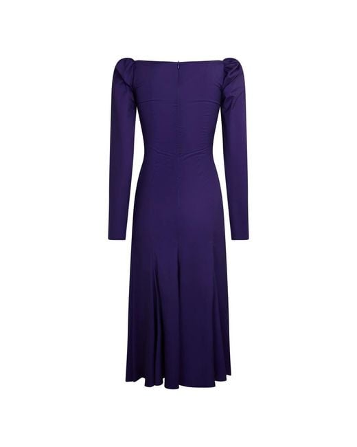 Philosophy Di Lorenzo Serafini Blue Midi Dresses