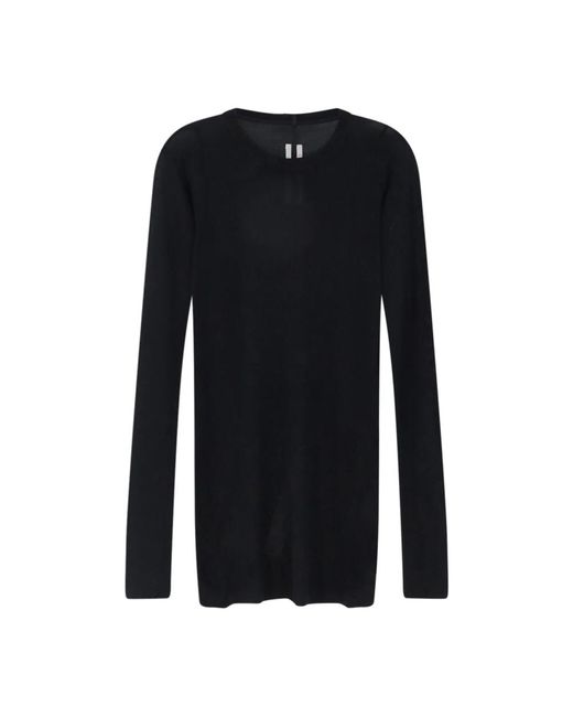 Rick Owens Black Long Sleeve T-Shirts for men