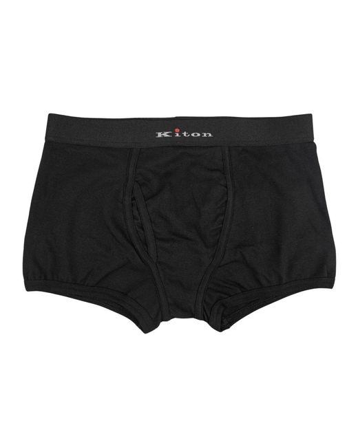 Kiton Underwear Regular in het Black voor heren