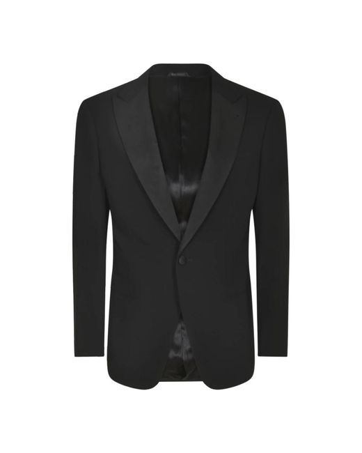Blazers Giorgio Armani de hombre de color Black