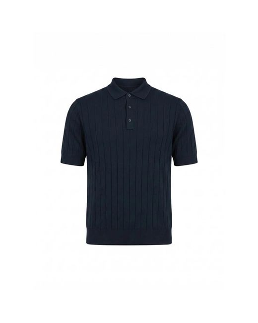 Peserico Blue Polo Shirts for men