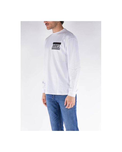 Aries Long Sleeve Tops in het Blue voor heren