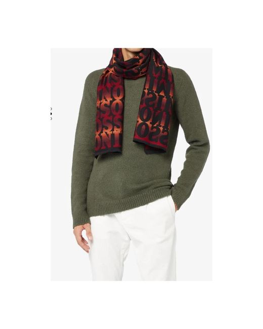 Missoni Red Winter Scarves for men