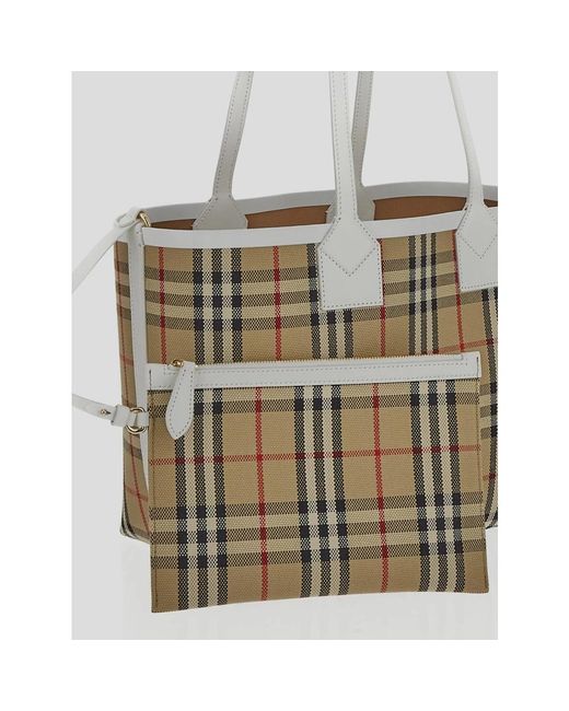 Bags > tote bags Burberry en coloris White