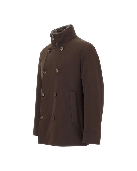 Double-Breasted Coats Montecore de hombre de color Brown