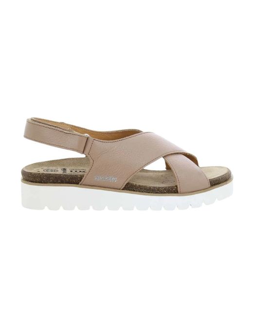 Flat Sandals di Mobils in Brown