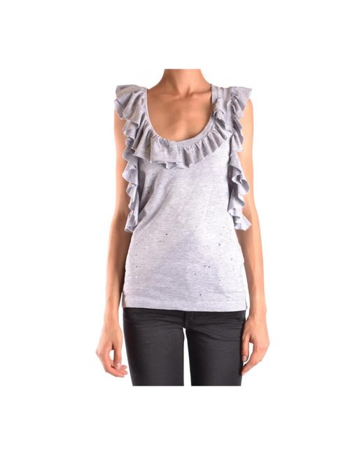 DSquared² Gray Sleeveless Tops