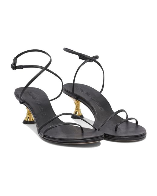 STUDIO AMELIA Black High Heel Sandals