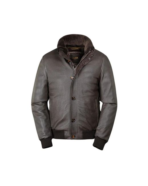 Moorer Gray Down Jackets for men