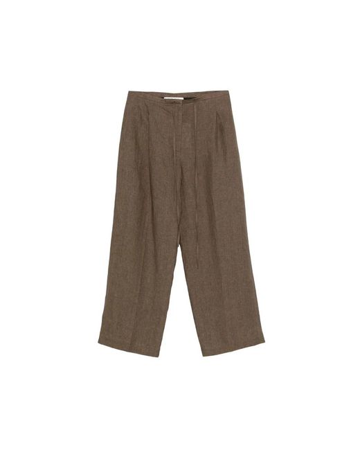 Rohe Brown Wide Trousers