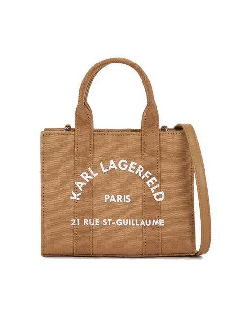 Karl Lagerfeld Brown Handbags