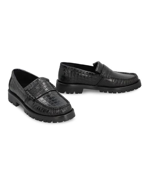 Rhude Black Loafers for men