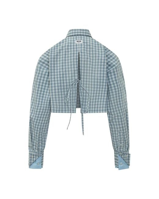 MSGM Blue Shirts