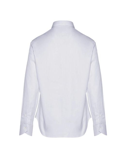 Canali White Formal Shirts for men