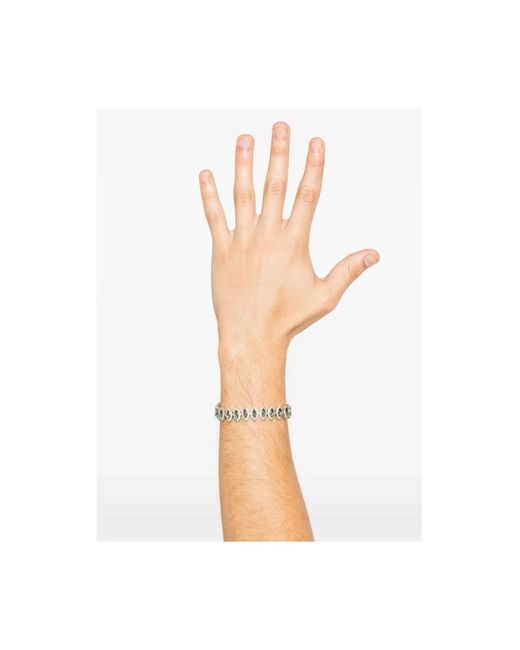 Bracelets DARKAI de hombre de color Metallic