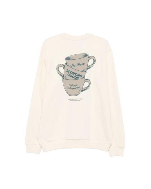 Les Deux White Sweatshirts for men