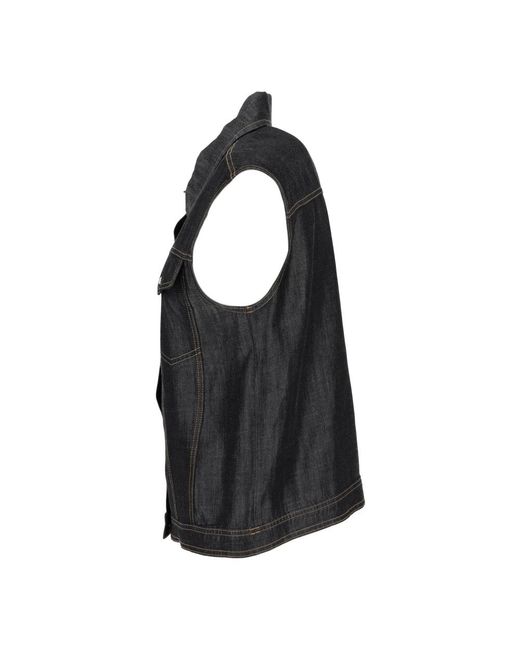 Vests Kaos de color Black