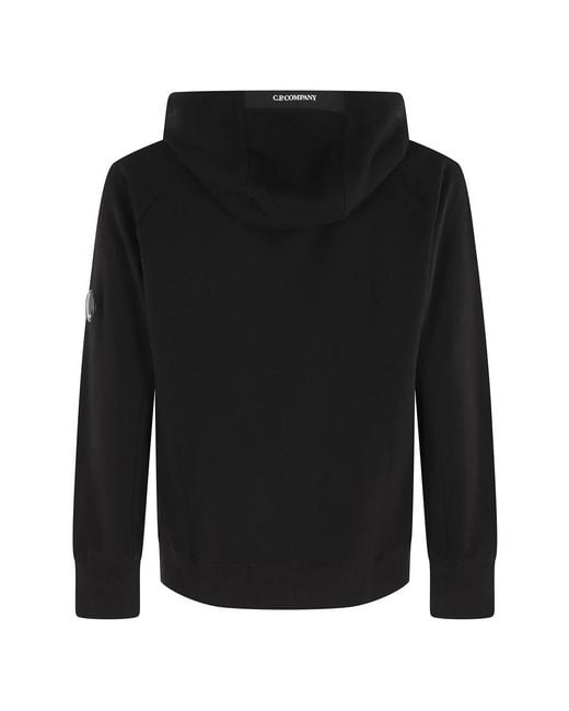 C P Company Black Zip-Throughs for men