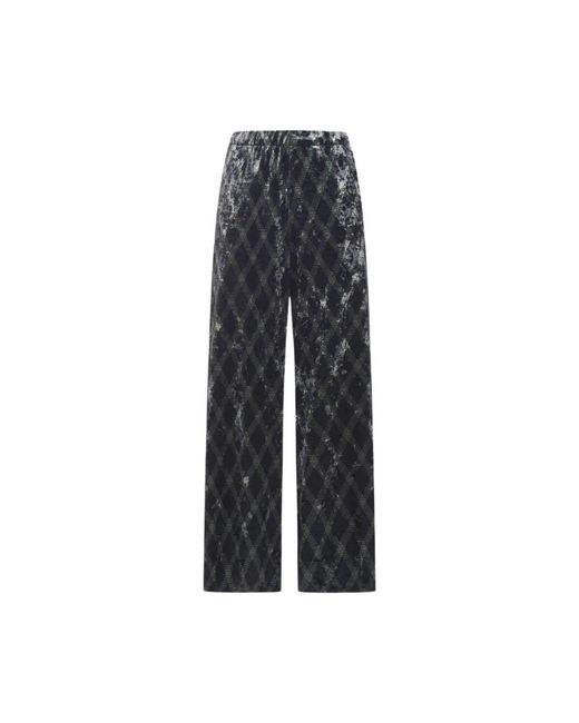 Pierre Louis Mascia Gray Wide Trousers