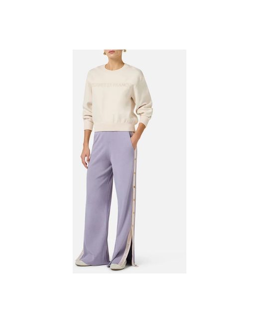 Elisabetta Franchi White Sweatshirts