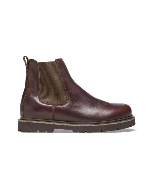 Birkenstock Brown Chelsea Boots for men