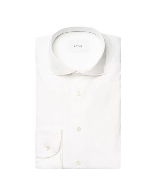 Formal Shirts di Eton of Sweden in White da Uomo