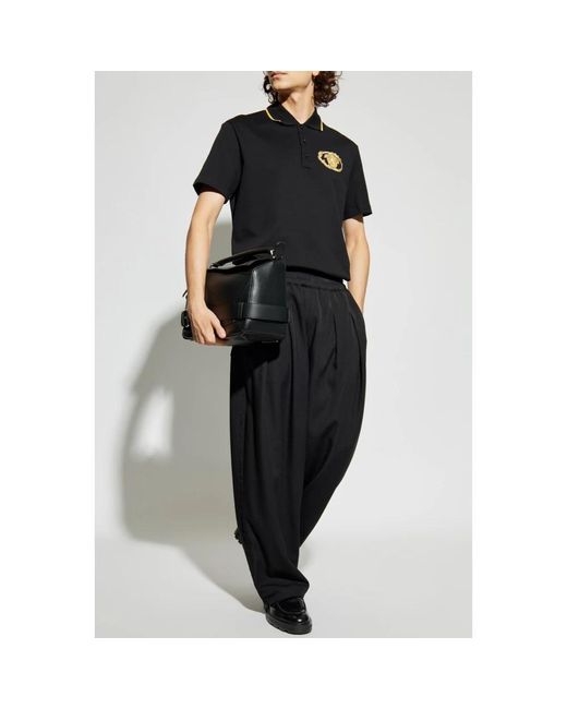 Polo Shirts Versace pour homme en coloris Black