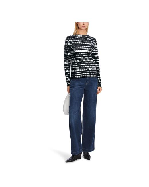 Marc Cain Black Round-Neck Knitwear