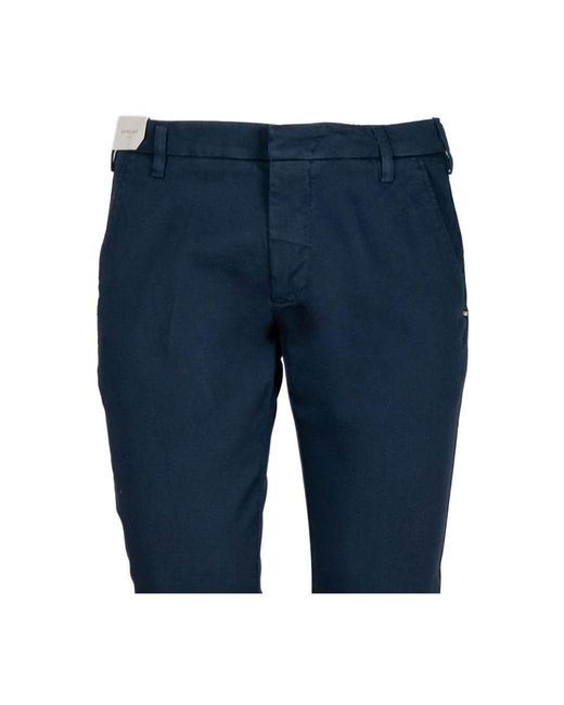 Entre Amis Blue Slim-Fit Trousers for men