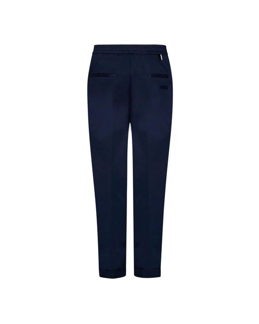 Low Brand Blue Slim-Fit Trousers for men