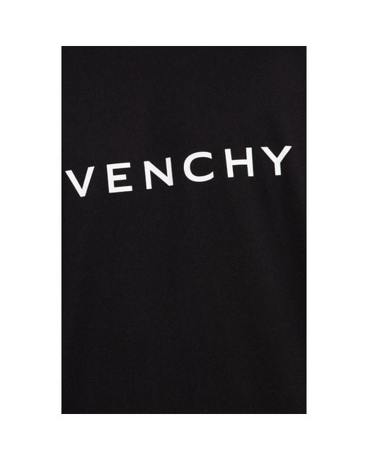 Givenchy T-shirt mit logo in Black für Herren