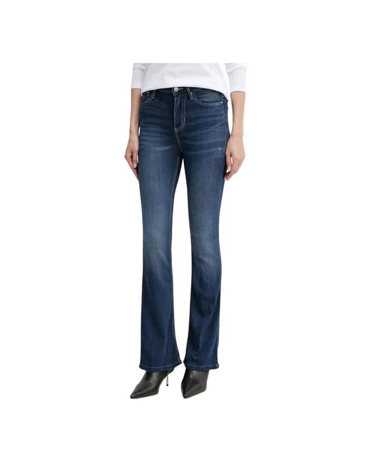 Guess Flared Jeans in het Blue