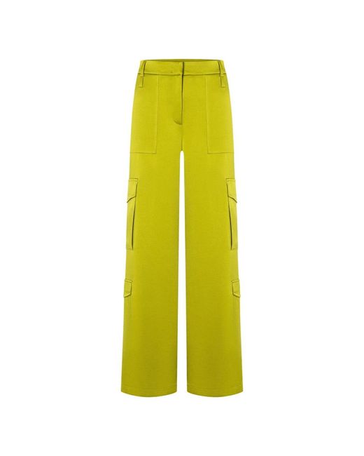 Cambio Yellow Wide Trousers