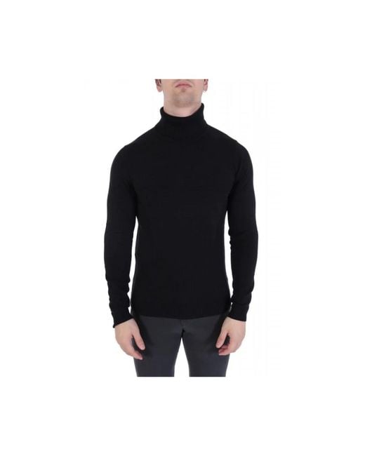 HUGO Black Turtlenecks for men