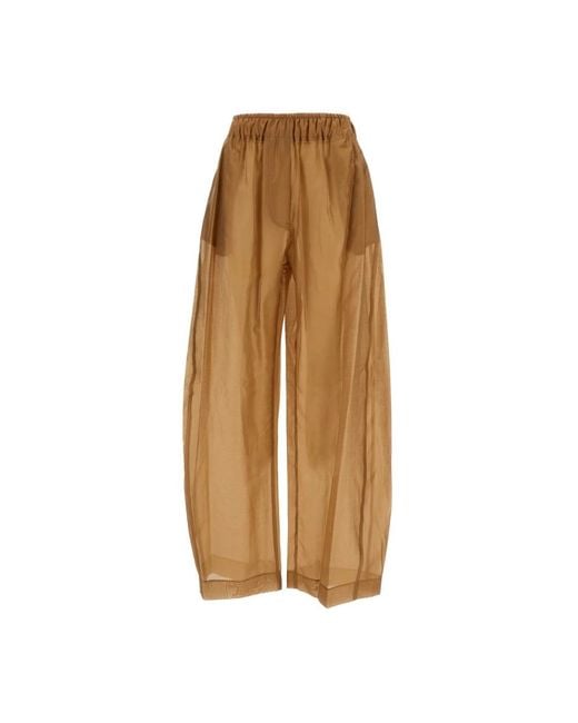 Thelatest Brown Wide Trousers