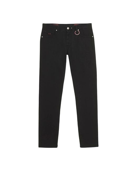 Tramarossa Black Slim Fit Jeans for men