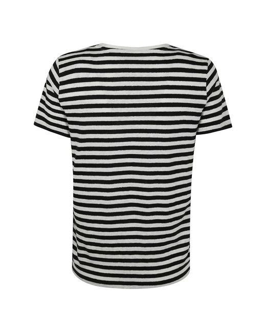T-Shirts Majestic Filatures de color Black