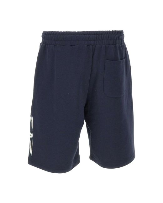 EA7 Blue Casual Shorts for men
