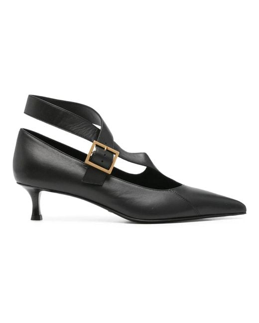 Khaite Black Sloan Pump 45