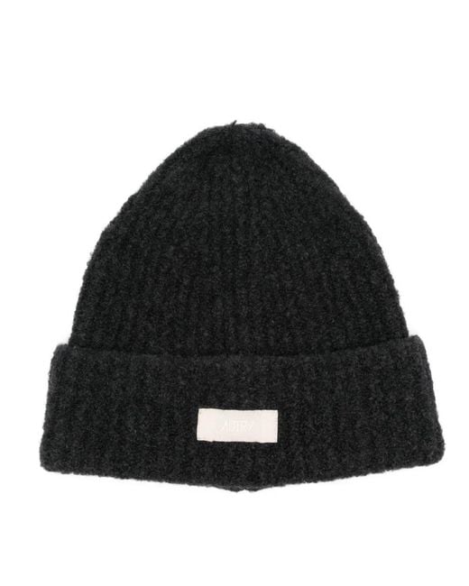 Autry Black Beanies for men
