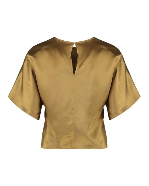 Yves Salomon Brown Blouses