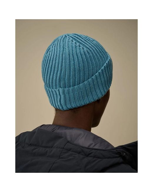 C P Company Green Beanies for men