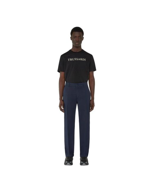 Trussardi Blue Chinos for men