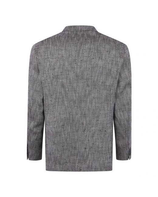 Tagliatore Montecarlo Jacket in het Gray voor heren